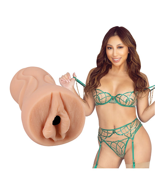 Doc Johnson Signature Strokers ULTRASKYN Pocket Pussy - Nicole Doshi, Vanilla Penis Toys