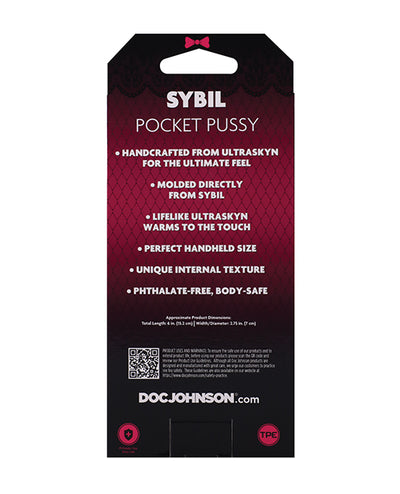 Doc Johnson Signature Strokers ULTRASKYN Pocket Pussy - Sybil, Vanilla Penis Toys