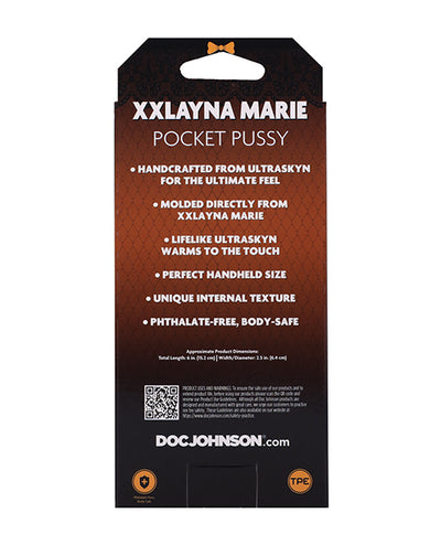 Doc Johnson Signature Strokers ULTRASKYN Pocket Pussy - Xxlayna Marie, Caramel Penis Toys