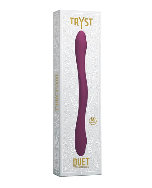 Doc Johnson Tryst Duet W/remote Berry Vibrators