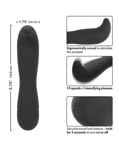 Dr. Joel Kaplan Dr. Joel Kaplan Rechargeable Prostate Probe - Black Anal Toys