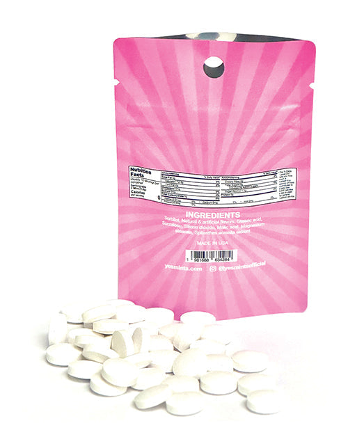 Yes Mints Original Mouth Watering Mints - Pack of 25 Strawberry Tingle