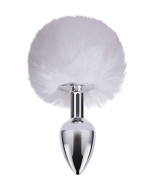 Gemsations 2.95" Metal Bunny Tail Butt Plug - Silver OrchidToys.com Gemsations 2.95" Metal Bunny Tail Butt Plug - Silver OrchidToys.com
