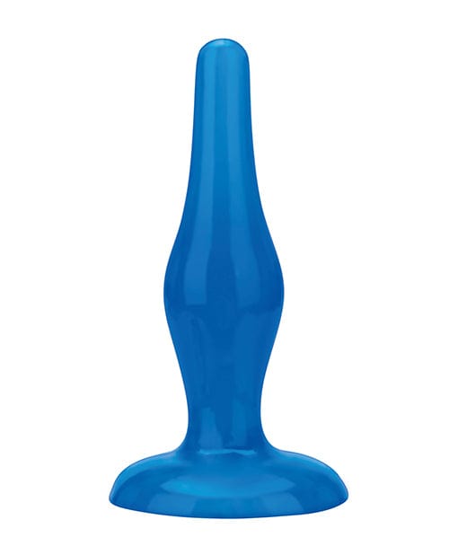 Electric Eel INC Blue Line C &amp; B 4.75" Easy Insertion Plug - Jelly Blue Anal Toys