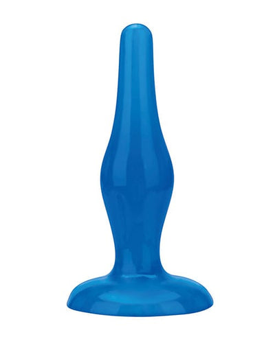 Electric Eel INC Blue Line C & B 4.75" Easy Insertion Plug - Jelly Blue Anal Toys