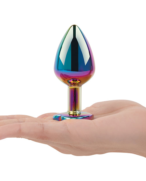 Electric Eel INC Gemsations 2 pc 2.75" &amp; 3.25" Chrome Anal Training Set - Rainbow Anal Toys
