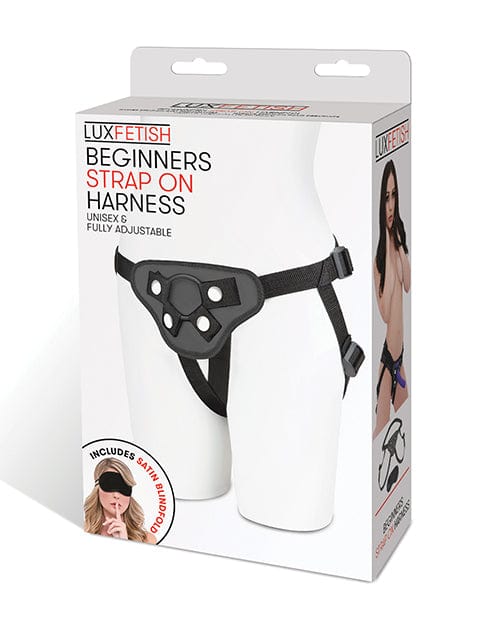 Electric Eel INC Lux Fetish Beginners Strap On Harness - Black Dildos