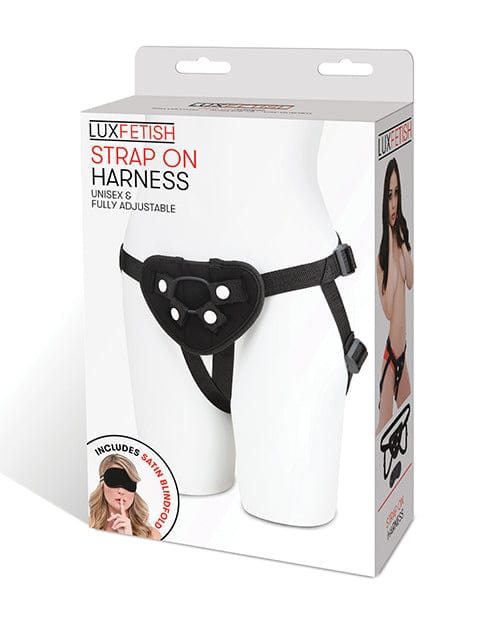Electric Eel INC Lux Fetish Strap On Harness Black Dildos