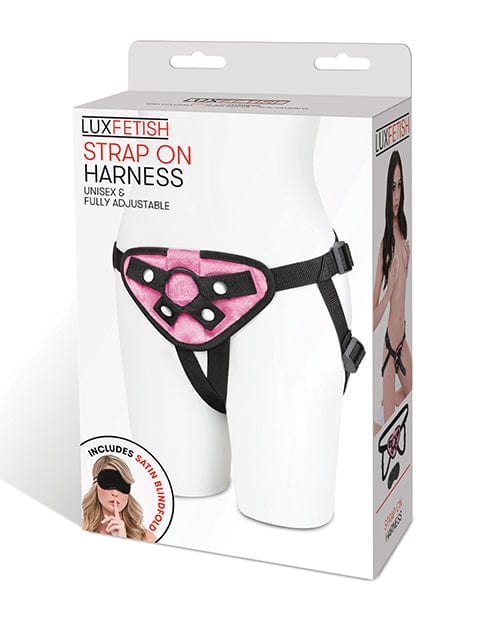 Electric Eel INC Lux Fetish Strap On Harness Pink Dildos