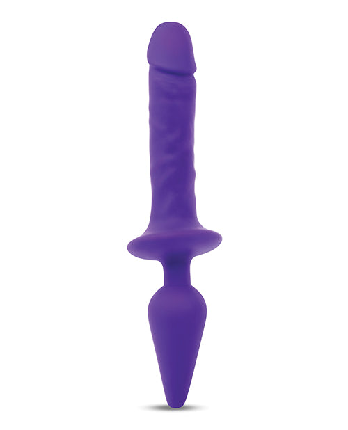 Together Double Pleasure 11" Double-Ended Dildo & Butt Plug - Purple OrchidToys.com Together Double Pleasure 11" Double-Ended Dildo & Butt Plug - Purple OrchidToys.com
