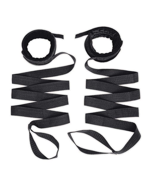 Electric Eel INC Lux Fetish 4 Pc Bondage Strap &amp; Flogger Kit Kink &amp; BDSM