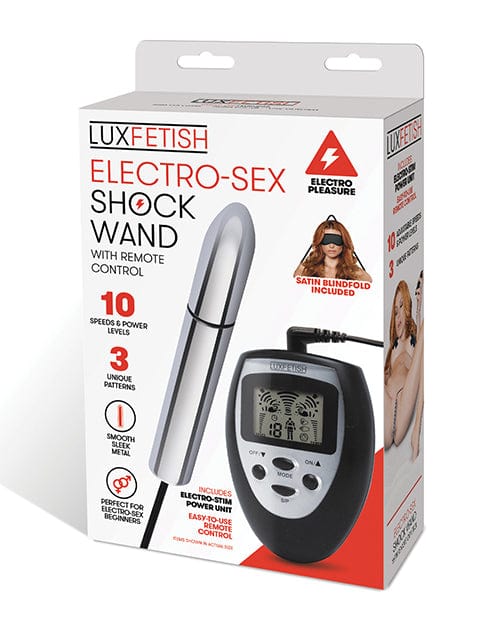 Electric Eel INC Lux Fetish Electro Sex Shock Wand W/remote Kink &amp; BDSM