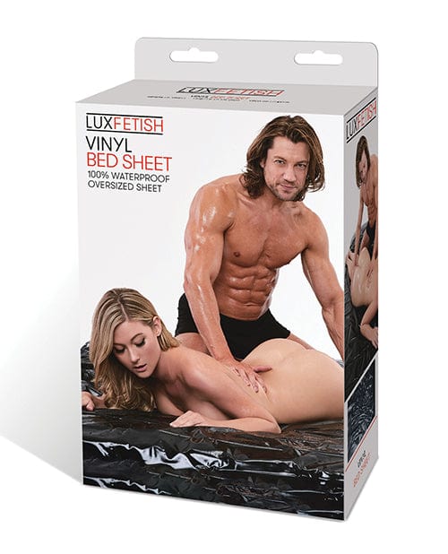 Electric Eel INC Lux Fetish Vinyl Bed Sheet - Black Kink &amp; BDSM
