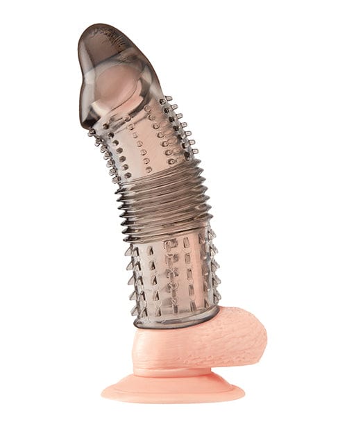 Electric Eel INC Blue Line C &amp; B 6.5" Triple Sensation Penis Enhancing Sleeve Extension - Smoke Penis Toys
