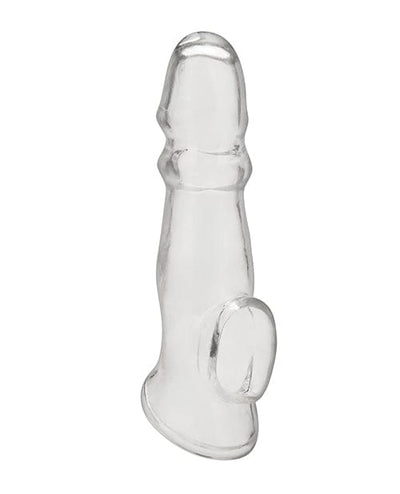 Electric Eel INC Blue Line C & B 6.75" Girthy Penis Enhancing Sleeve Extension - Clear Penis Toys