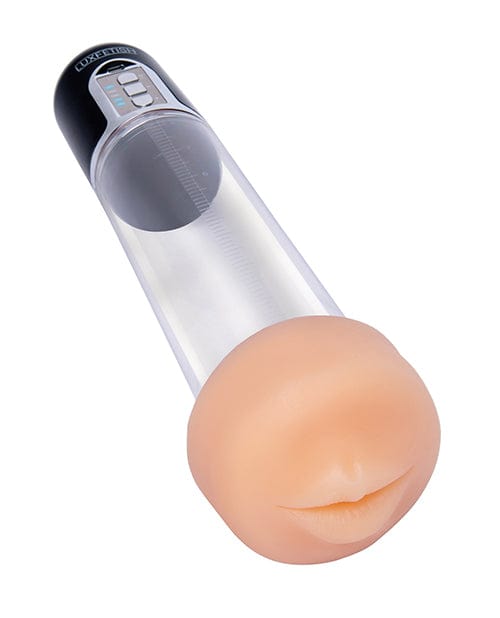 Electric Eel INC Lux Fetish 2-in-1 Blowjob Sucker &amp; Penis Enlarger Pump Penis Toys