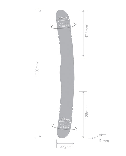 Electric Eel Together Double Delight Double-Ended Vibrating &amp; Thrusting Vibrator - Purple Vibrators