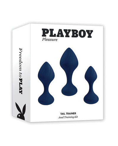 Evolved Novelties INC Playboy Pleasure Tail Trainer Anal Training Kit - Navy Anal Toys