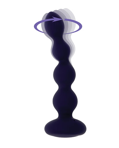 Evolved Novelties INC Purple Pleasure Orbit Remote Controlled Anal Vibe - Purple Anal Toys