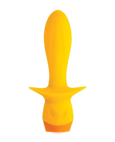 Evolved Novelties INC Selopa Mellow Yellow Vibrating Plug - Yellow Anal Toys