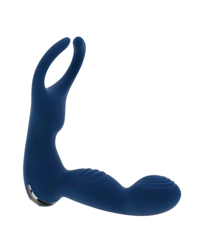 Evolved Novelties INC Zero Tolerance By All Means Prostate Vibrator w/Remote Control - Blue Anal Toys