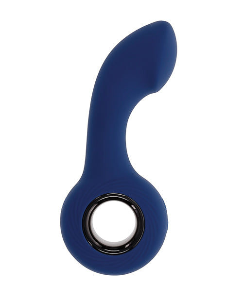 Evolved Novelties INC Zero Tolerance The Reach P-Spot Vibe - Blue Anal Toys