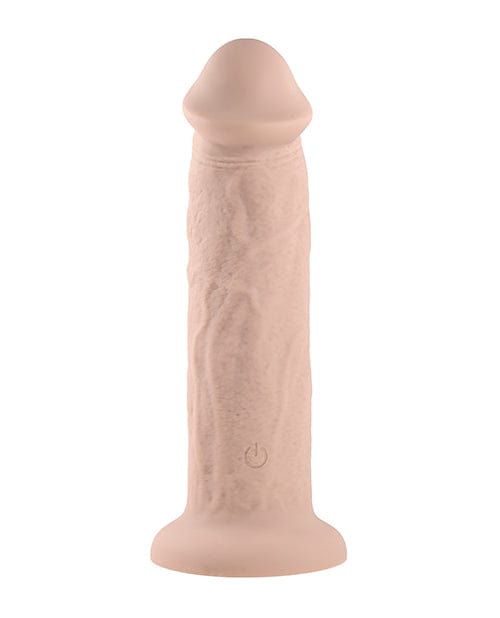 Evolved Novelties INC Evolved 7" Girthy Vibrating Dong - Light Dildos