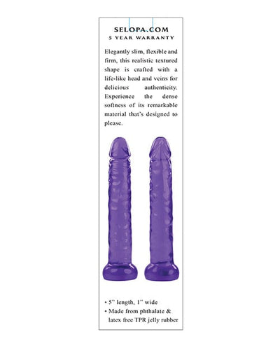 Evolved Novelties INC Selopa Slimplicity - Purple Dildos