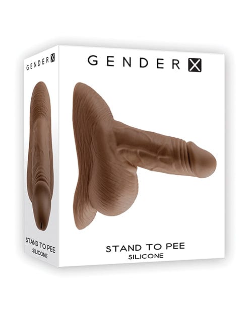 Evolved Novelties INC Gender X Silicone Stand To Pee Dark More