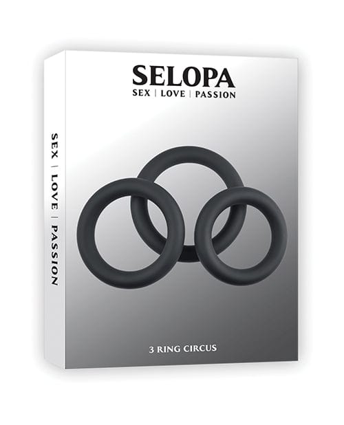 Evolved Novelties INC Selopa 3 Ring Circus - Black Penis Toys