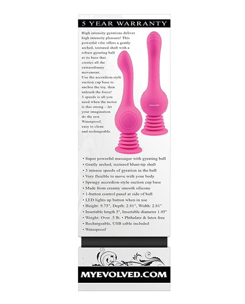 Evolved Novelties INC Evolved Gyro Vibe - Pink Vibrators