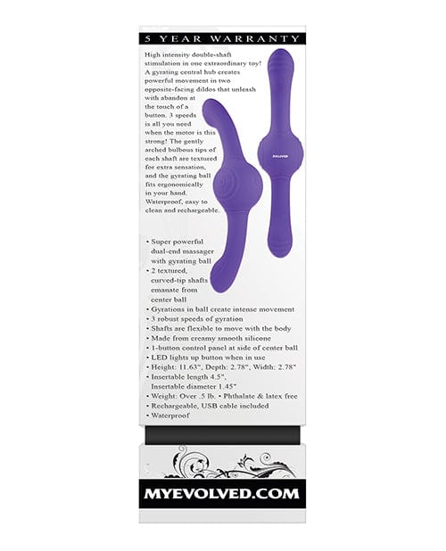 Evolved Novelties INC Evolved Our Gyro Vibe - Purple Vibrators