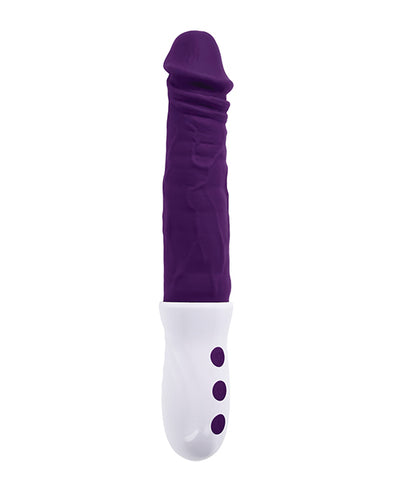 Evolved Novelties INC Evolved Plum Thrust Realistic Shaft Vibrator - Purple Vibrators