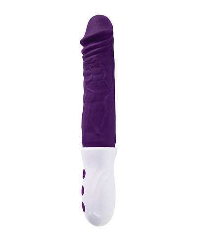 Evolved Novelties INC Evolved Plum Thrust Realistic Shaft Vibrator - Purple Vibrators