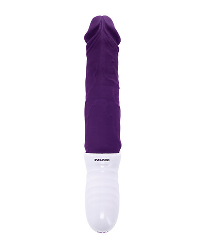 Evolved Novelties INC Evolved Plum Thrust Realistic Shaft Vibrator - Purple Vibrators