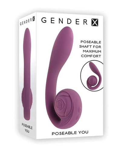 Evolved Novelties INC Gender X Poseable You - Purple Vibrators