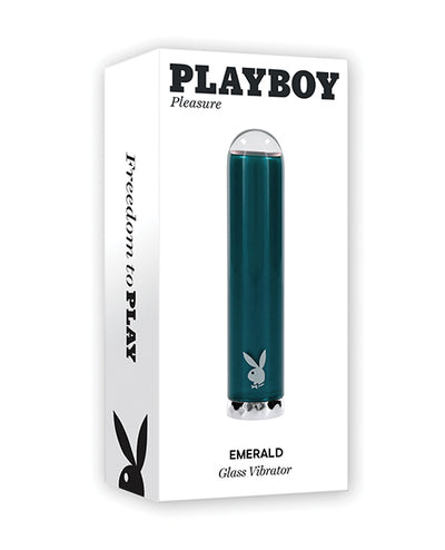 Evolved Novelties INC Playboy Pleasure Emerald Bullet Vibrator - Deep Teal Vibrators