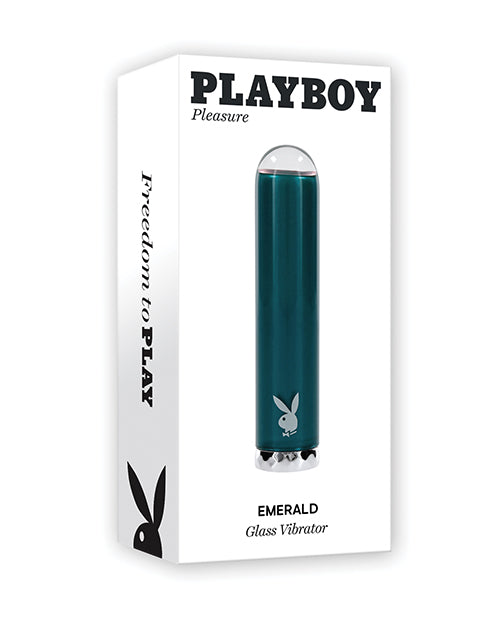 Evolved Novelties INC Playboy Pleasure Emerald Bullet Vibrator - Deep Teal Vibrators