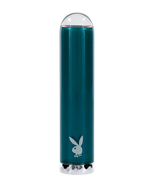 Evolved Novelties INC Playboy Pleasure Emerald Bullet Vibrator - Deep Teal Vibrators