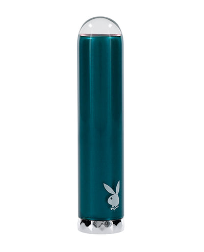 Evolved Novelties INC Playboy Pleasure Emerald Bullet Vibrator - Deep Teal Vibrators