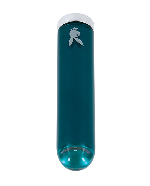 Evolved Novelties INC Playboy Pleasure Emerald Bullet Vibrator - Deep Teal Vibrators