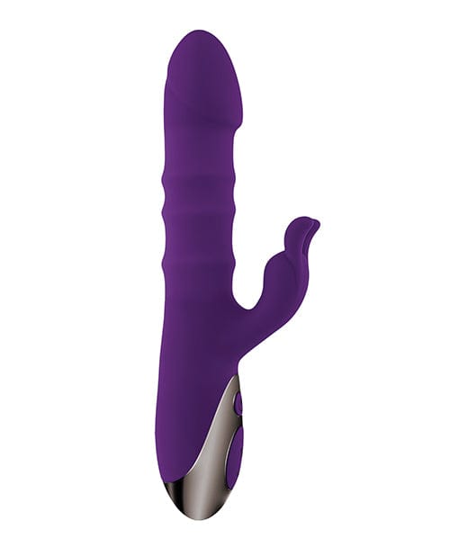 Evolved Novelties INC Playboy Pleasure Hop To It Rabbit Vibrator - Acai Vibrators