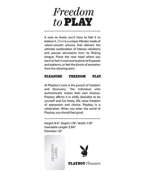 Evolved Novelties INC Playboy Pleasure Petal Vibrator - Wild Aster Vibrators
