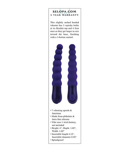 Evolved Novelties INC Selopa Beaded Beauty - Purple Vibrators