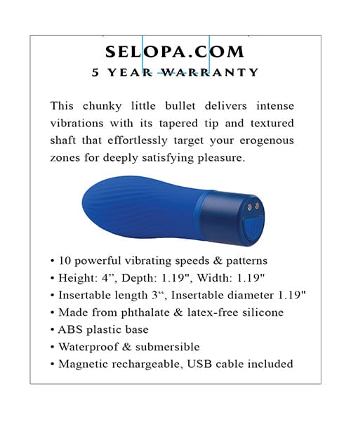 Evolved Novelties INC Selopa Cobalt Cutie - Blue Vibrators