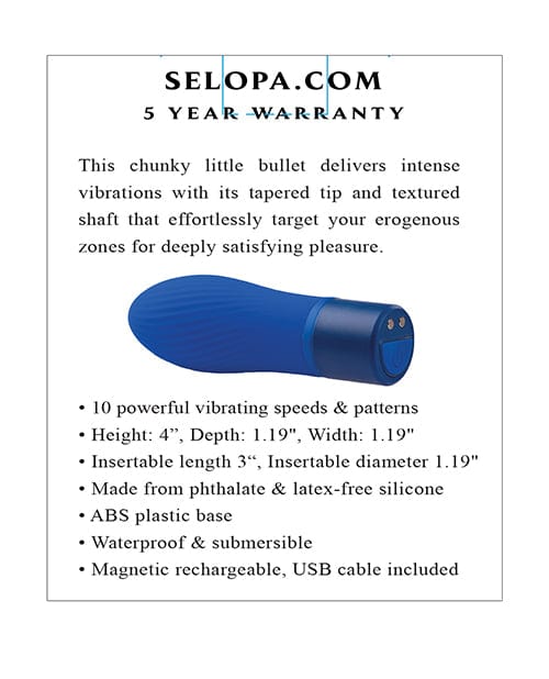 Evolved Novelties INC Selopa Cobalt Cutie - Blue Vibrators