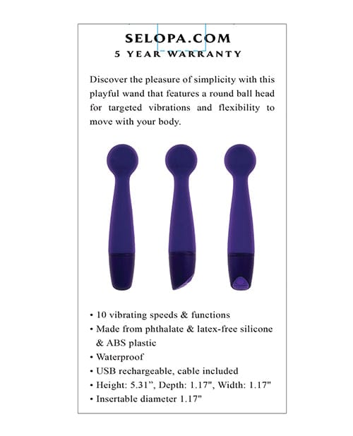 Evolved Novelties INC Selopa Gumball - Purple Vibrators
