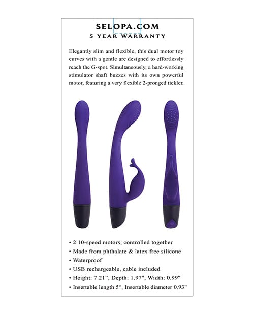 Evolved Novelties INC Selopa Plum Passion - Purple Vibrators