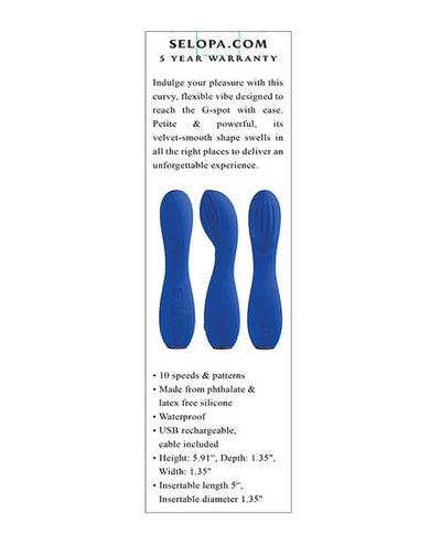 Evolved Novelties INC Selopa Sapphire G - Blue Vibrators