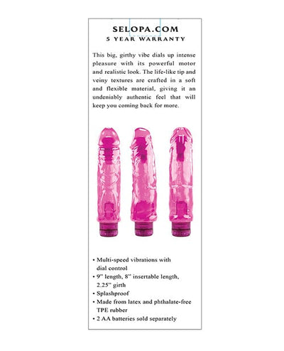 Evolved Novelties INC Selopa Thicc Boi - Pink Vibrators